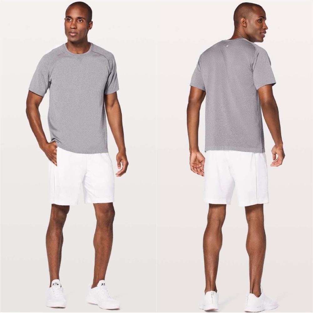 Lululemon • pace breaker shorts 9" white sz M